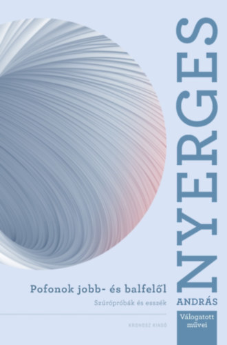 Nyerges András: Pofonok jobb- és balfelől könyv