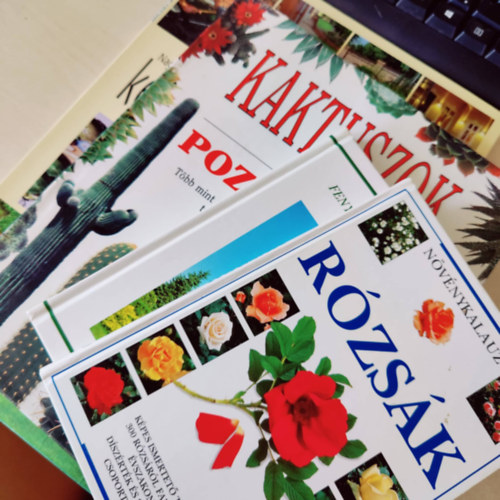 Nagy Csanád, Terry Hewitt, Józsa Miklós: 4db kertészeti kötet egyben: Kertépítés mindenkinek+ Kaktuszok és pozsgások+ Fenyők és örökzöldek a kertben+ Rózsák (növénykalauz) könyv