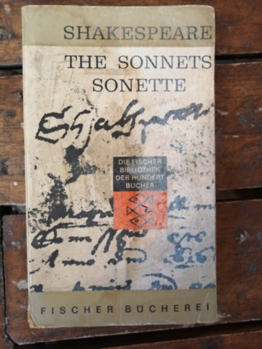 William Shakespeare: The Sonnets / Sonette antikvár