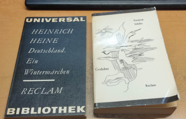 Heine Heinrich, Friedrich Schiller: Deutschlan. Ein Wintermarchen + Gedichte (2 kötet) antikvár