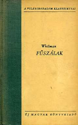 Walt Whitman: Fűszálak antikvár