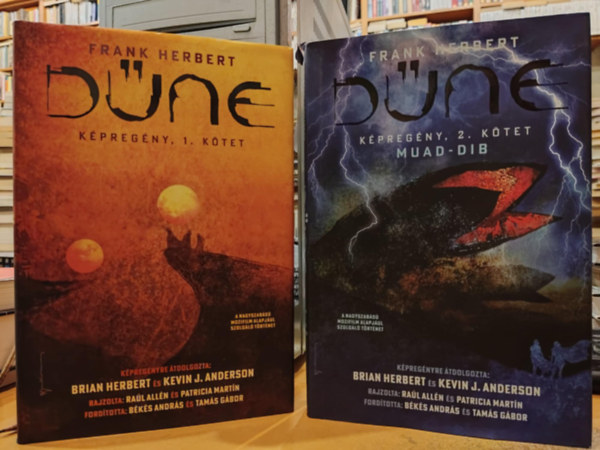 Frank Herbert, Brian Herbert - Kevin J. Anderson, Raúl Allén, Patricia Martín: 2 db Dűne képregény: 1. kötet + 2. kötet: Muad-Dib könyv
