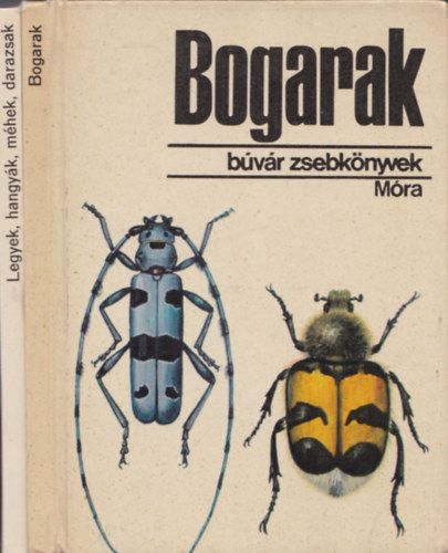 2db Búvár zsebkönyv - Bogarak + Legyek, hangyák, méhek, darazsak antikvár