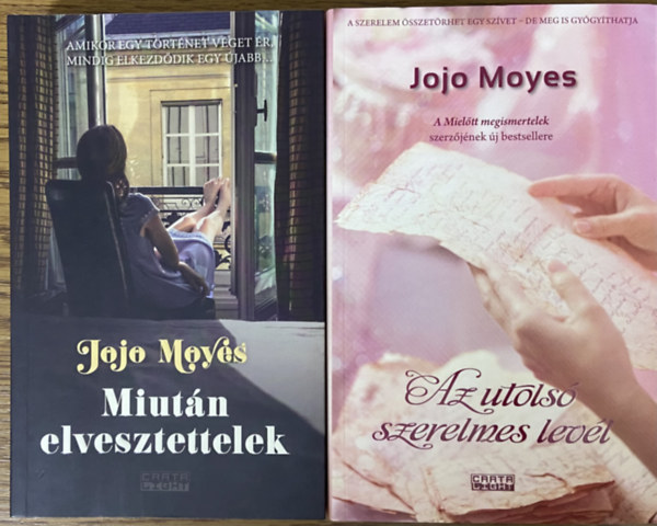 Jojo Moyes: 2 db romantikus regény - Az utolsó szerelmes levél, Miután elvesztettelek antikvár