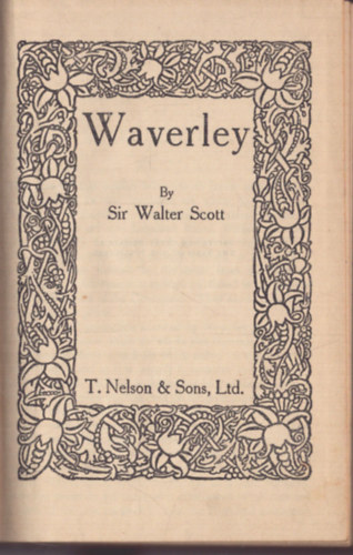 Scott Walter: Waverley antikvár