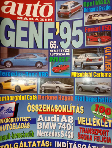 Nincs feltüntetve: Autó Magazin 1994. December antikvár