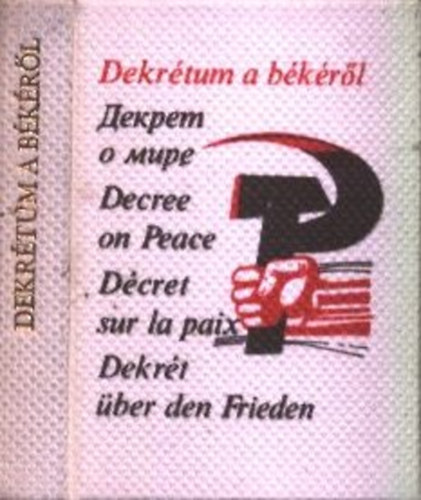 Dekrétum a békéről (minikönyv) antikvár