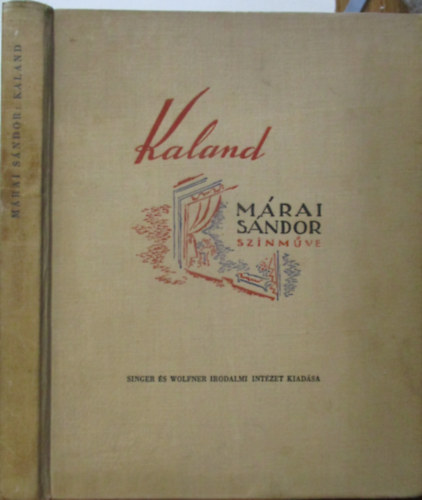 Márai Sándor: Kaland - Számozott antikvár