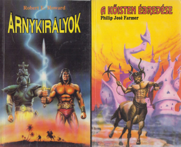 Robert E. Howard, Philip José Farmer: 2 db. Osiris fantasy könyvek (Árnykirályok + A kőisten ébredése) könyv