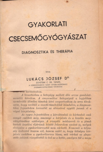 Dr. Lukács József: Gyakorlati csecsemőgyógyászat antikvár