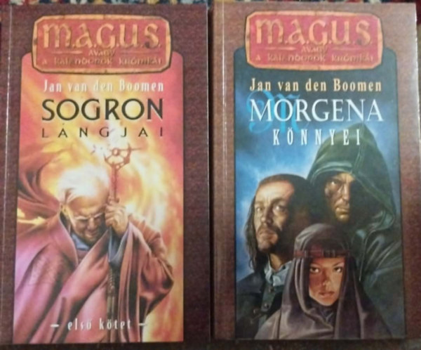 Jan van den Boomen: 2db. M.A.G.U.S. regény (Morgena könnyei + Sogron lángjai antikvár