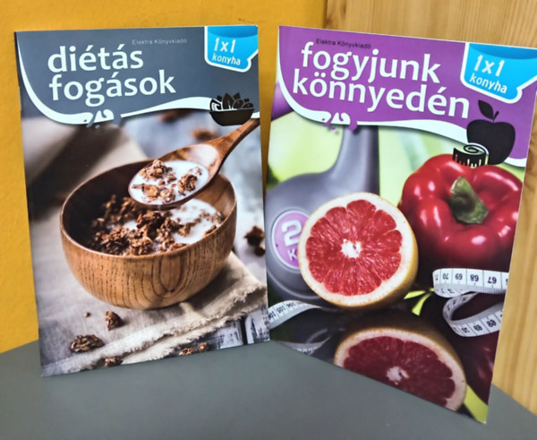 Elek Mária: Diétás fogások + Fogyjunk könnyedén (1x1 konyha 2 kötet) antikvár