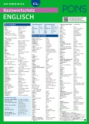 PONS Basiswortschatz auf einen Blick Englisch idegen