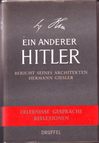 Hermann Giesler: Ein anderer Hitler antikvár