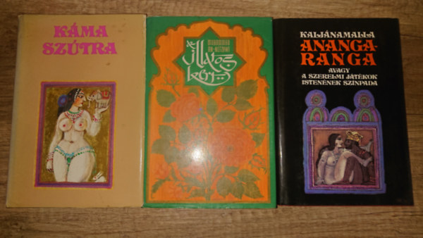 Vátszjájana, Muhammad an-Nefzawi, Kaljánamalla: Káma-szútra + Az illatos kert + AnangaRanga (3 kötet) antikvár