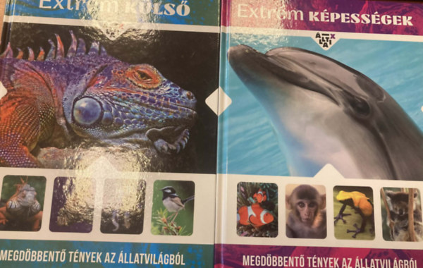 2 db Megdöbbentő tények az állatvilágból könyvcsomag antikvár