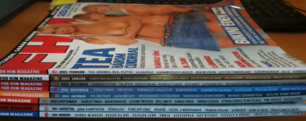 Margaret Ann Dowling: 8 db FHM Magazin (szórványszámok, lapszámok a terméklapon) antikvár