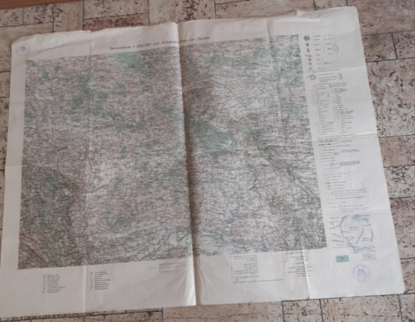 Generalkarte 1:200.000 zum Kriegsspiel-Plan von Grodek antikvár