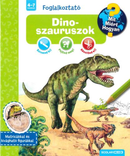 Dinoszauruszok könyv