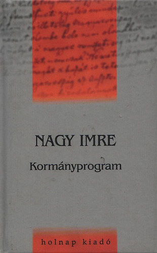 Nagy Imre: Kormányprogram antikvár