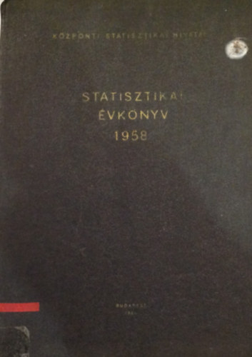 Statisztikai évkönyv 1958 antikvár