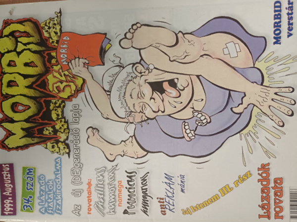 Morbid Team: Morbid Magazin 34. szám 1999. augusztus antikvár