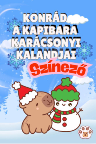 Konrád a kapibara karácsonyi kalandjai - Színező akciós termékkép 1
