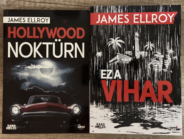 James Ellroy: 2 db James Ellroy regény - Ez a vihar, Hollywood noktürn antikvár