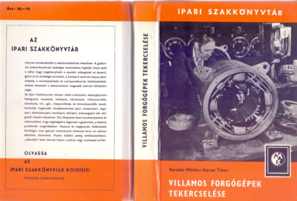 Barabás Miklós - Karsai Tibor: Villamos forgógépek tekercselése (Ipari Szakkönyvtár - Ötödik kiadás) antikvár