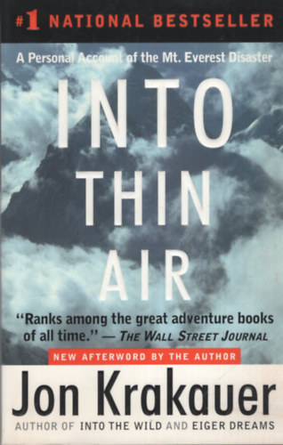 Jon Krakauer: Into thin air antikvár