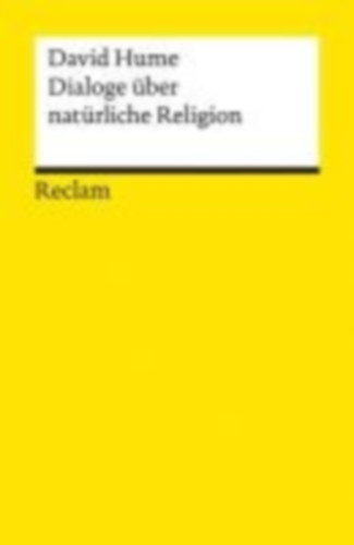 Hume, David: Dialoge über natürliche Religion idegen