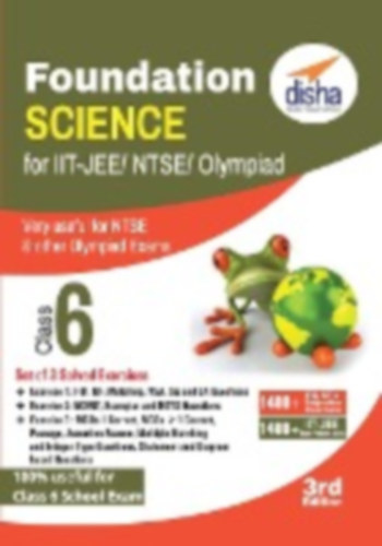 Disha Experts: Foundation Science for IIT-JEE/ NEET/ NTSE/ Olympiad Class 6 - 3rd Edition idegen