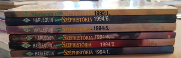 Mollie Ashton, Joanna Makepeace, Marianne Willman, Louisa Rawlings, Patricia Potter, Rawlings Louisa: 6 db Romana Széphistória kötet: A szenvedély rabságában, A kalóz csókja, Piros rózsa - fehér rózsa, A szív rejtekútjai, Indián vér, Cselszövések hálójában antikvár