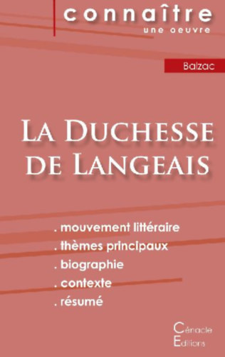 Balzac, Honoré de: Fiche de lecture La Duchesse de Langeais de Balzac (Analyse littéraire de référence et résumé complet) idegen