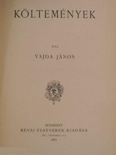 Vajda János: Vajda János ujabb munkái antikvár