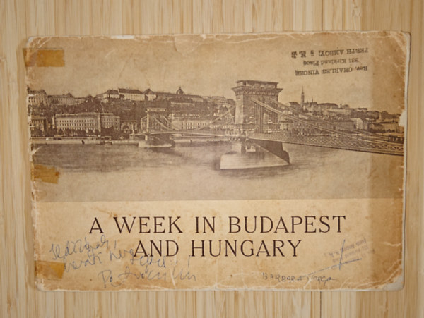 A Week in Budapest and Hungary antikvár