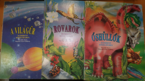 Judy Nayer, Rajzolta Grace Goldberg: 3 db Elérhető közelségben: A világűr + Rovarok + Őshüllők antikvár