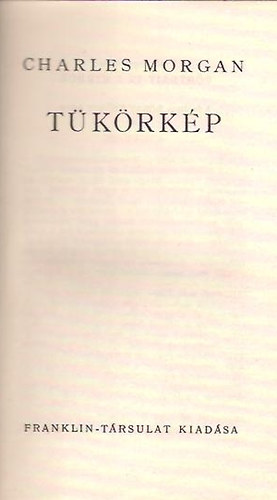 Charles Morgan: Tükörkép antikvár