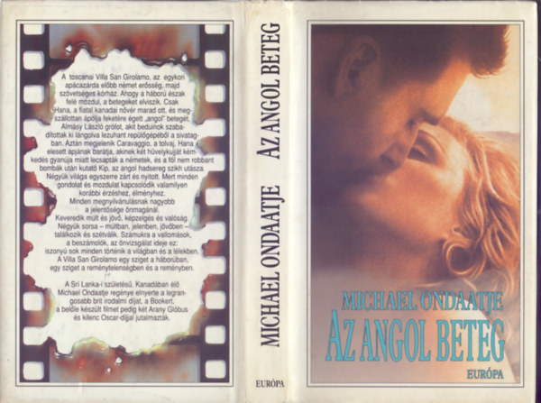 Michael Ondaatje: Az angol beteg (The English Patient) antikvár