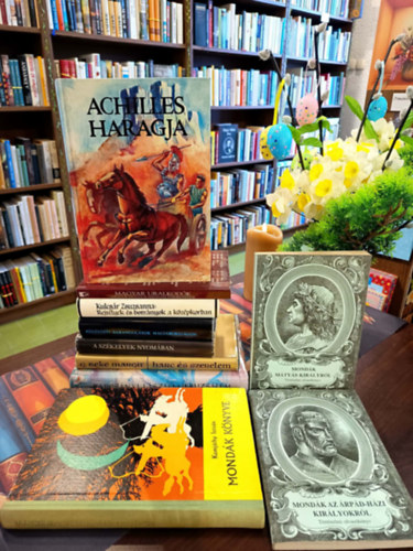 Rapcsányi László, Komjáthy István, Gaál Mózes, Tóth Tamás, Veresegyházi Béla, G. Beke Margit, Balás Gábor, Szombathy Viktor:, Szombathy Viktor (szerk.), Kulcsár Zsuzsanna: Történelem könyvcsomag 10 darabos KÖNYVMENTŐ AJÁNLAT: Jeruzsálem, Mondák könyve, Achilles haragja, Mondák Mátyás királyról - Történelmi olvasókönyv, Mondák az Árpád-házi királyokról (történelmi olvasókönyv), antikvár