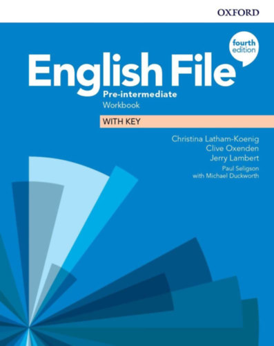 English File 4E Pre-intermediate Workbook with key akciós termékkép 1