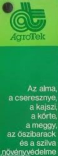 Az alma, a cseresznye, a kajszi, a körte, a meggy, az őszibarack és a szilva növényvédelme antikvár