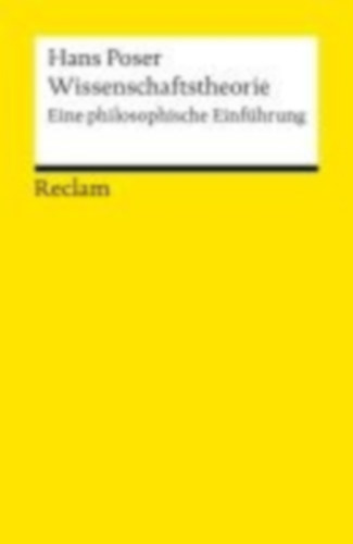 Poser, Hans: Wissenschaftstheorie idegen