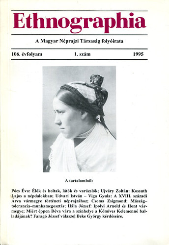 Ethnographia - a Magyar Néprajzi Társaság folyóirata 1995 (106. Évfolyam, 1. szám) antikvár