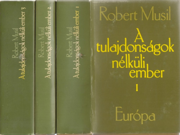 Robert Musil: A tulajdonságok nélküli ember I-III. antikvár