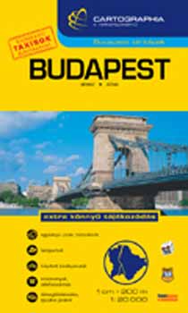 Budapest atlasz 1:20 000 (Cartographia térkép) antikvár