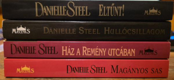 Danielle Steel: 4db Danielle Steel könyvcsomag antikvár