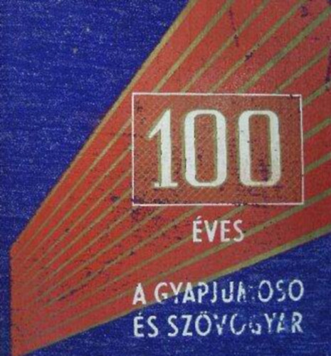 100 éves a Gyapjúmosó és Szövőgyár antikvár