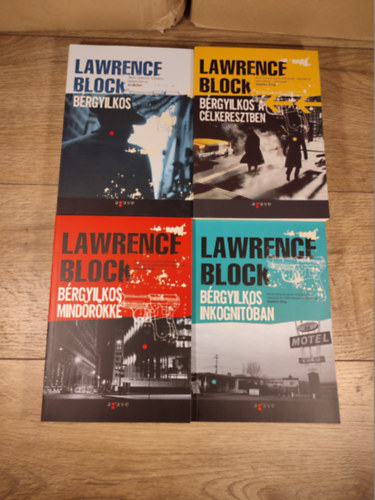 Lawrence Block: Bérgyilkos 1-4. (Bérgyilkos, Bérgyilkos a célkeresztben, Bérgyilkos mindörökké, Bérgyilkos inkognitóban) könyv