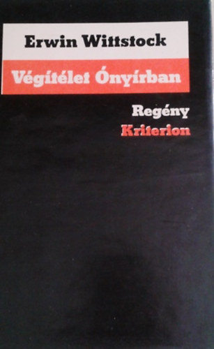 Erwin Wittstock: Végítélet Ónyírban antikvár